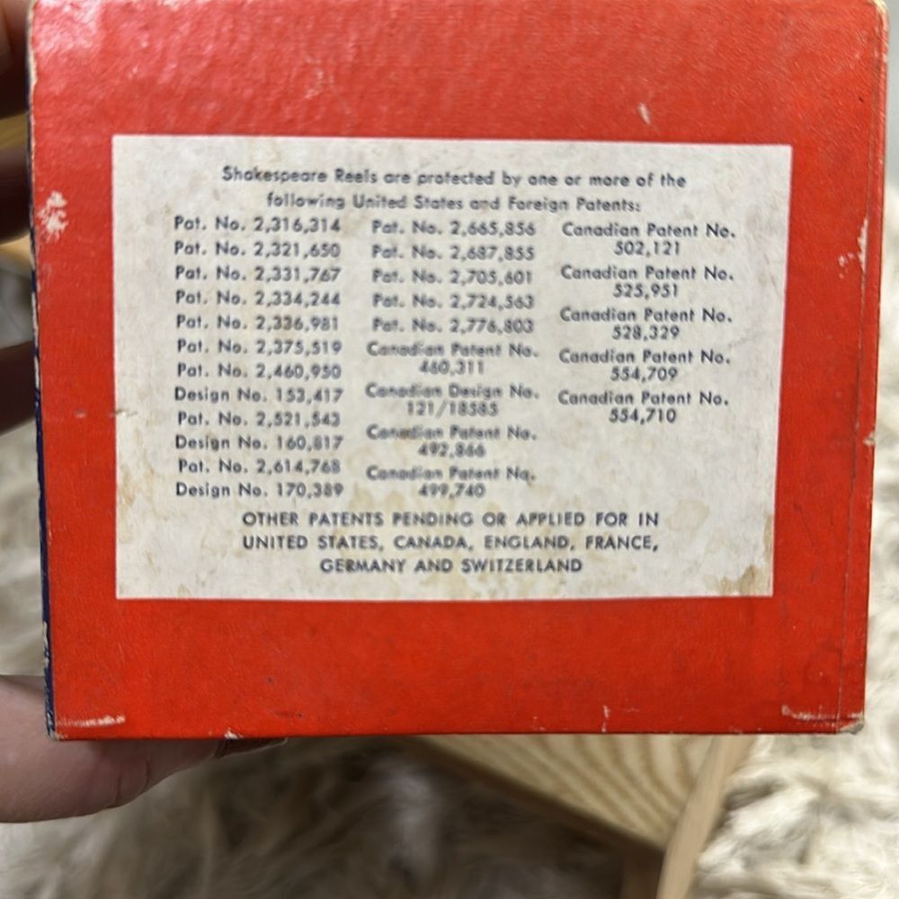Shakespeare Level-Wind Push Button Wonder Cast No. 1797‎ BOX ONLY Vintage - Picture 16 of 17